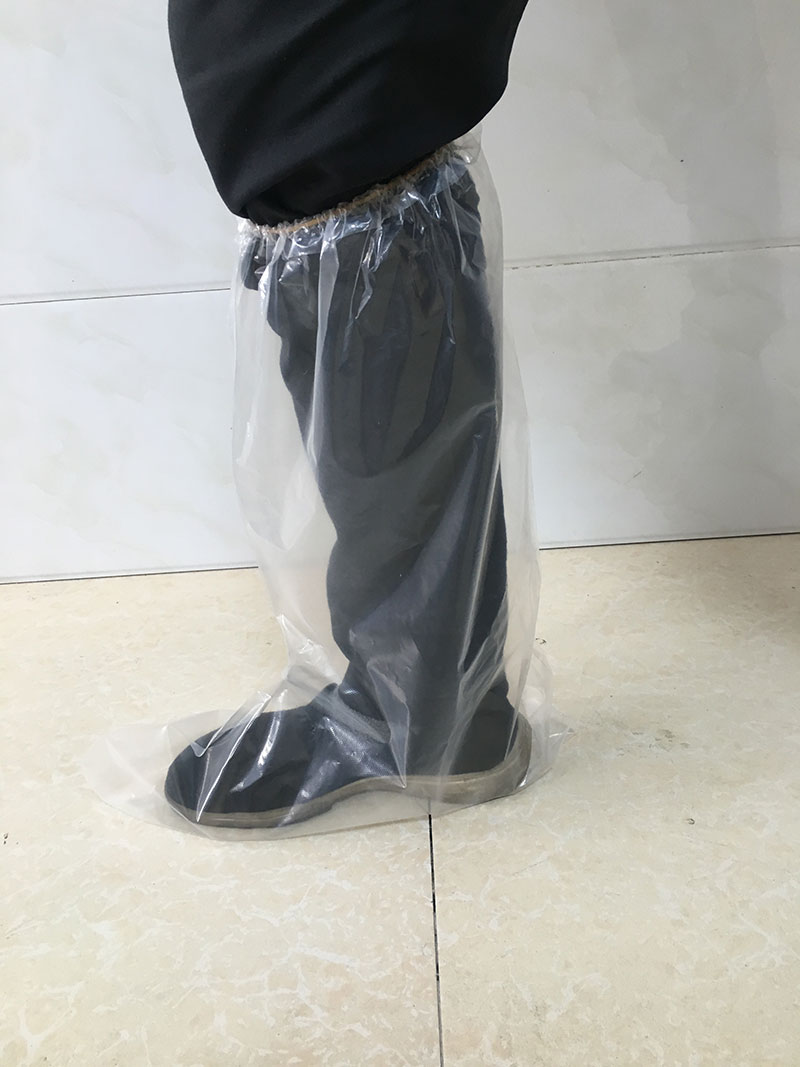 Disposable plastic boot